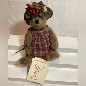 Boyd's Bear Collectors Edition Lizzy Wiskabibble Plush Bear with Mini Storybook